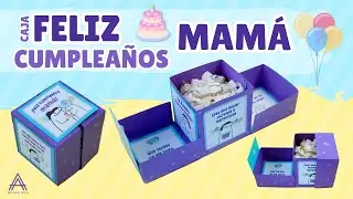 🎂 Caja sorpresa de ¡Feliz cumpleaños! para mamá! 🎈Flork