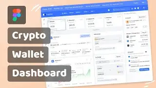 Crypto Wallet UX/UI Design: Figma Dashboard Walkthrough