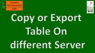 How to Copy Data from one Server to another in SQL Server