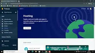 how using firebase for your app - Create Hosting part 1