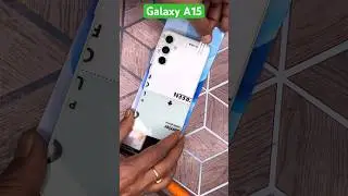 Samsung Galaxy A15 - Front and Back Guard Installation #smartunlock