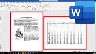 MS Word tutorial: How to add portrait and landscape in the same Word document