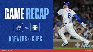 Game Highlights: Cubs Win Game One vs. Milwaukee  | 7/22/24