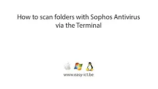 How to scan with Sophos Antivirus via OS X Terminal