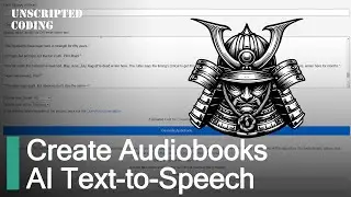 OpenAI Whisper API - Creating Audiobooks with Text to Speech | Unscripted Coding