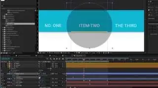 Material Design tabs - After Effects tutorial