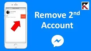 How To Remove Second Facebook Messenger Account iPhone