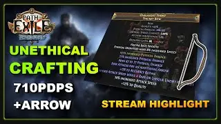 PoE 3.15 - Crafting a Phys Bow (Stream Highlight)