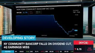 NYCB Falls On Dividend Cut & 4Q Earnings Miss