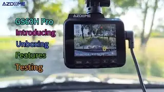 #youtubevideo #azdome GS63HPro 4K dual channel dashcam - A genuine experience from a German user.