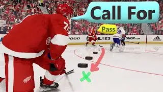 How do i call for the puck in NHL 23?