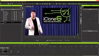 iClone 6 Tutorial - Compositing Real Actors in a Virtual Set