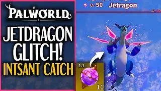Palworld JETDRAGON GLITCH *INSTANT CATCH JETDRAGON* - How To Get best Mount In Palworld