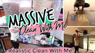 MASSIVE HOUSE CLEANING || REALISTIC HOME CLEANING  || CLEANING MOTIVATION 2020 | 🏠