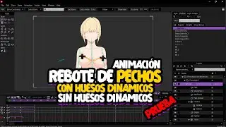 MOHO PRO 14 ANIMATION OF BREASTS WITH DYNAMIC BONES.