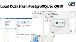 How to Load Data from PostgreSQL to QGIS & Connection between PostgreSQL and QGIS || GIS