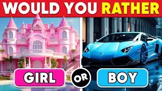 Would You Rather...? Girl or Boy Edition ❤️💙 Quiz Shiba