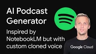 AI Podcast Generator with cloned voice. Inspired by Google’s NotebookLM and Illuminate.