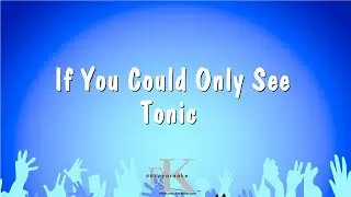 If You Could Only See - Tonic (Karaoke Version)