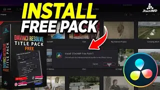 How to install the free Davinci Resolve Title Pack from Davinci Resolve titles