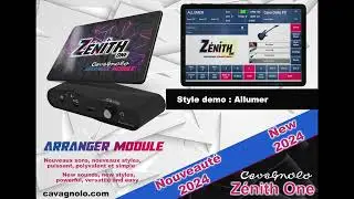 Arrangeur Cavagnolo Zenith One   Allumer