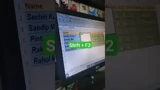 Amazing tricks 🤩 in MS Excel #computer #education #excel #tricks #shorts