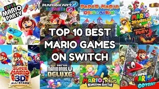 Top 10 Best Mario Games On Nintendo Switch | 2023