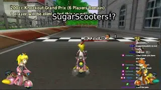 MKW KO Tournament | Sugar Scoots and 1 bit bike!