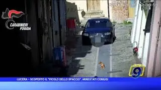 LUCERA - SCOPERTO IL VICOLO DELLO SPACCIO