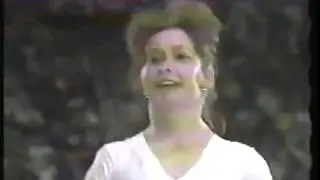 Olympics - 1984 - L A Games - Gymnastics - Womens Individual Vault Competition - ROM Ecaterina Szabo