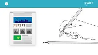 Using and navigating with your Wacom Intuos Pen