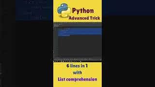 #python - inline for loop with conditions #shorts
