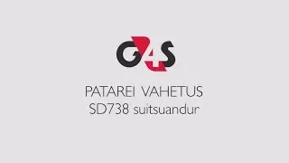Suitsuandur SD738 patarei vahetus