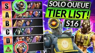 NEW UPDATED TIER LIST for Season 16 - BEST SOLO CARRY LEGENDS - Apex Legends Guide