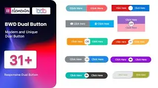 BWD Dual Button for elementor plugin's tutorial