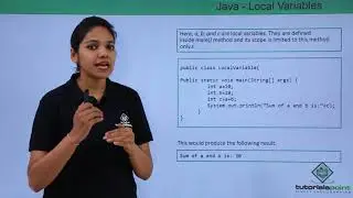 Java - Local Variables