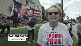 Trump supporters gather in Howell ahead of the former presidents visit