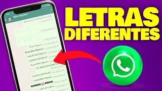 WHATSAPP | Como ESCREVER Com LETRAS DIFERENTES