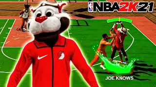 its NBA 2K21 but every jumpshot is heavily contested...