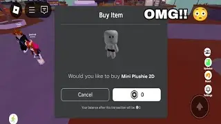 FREE MINI PLUSHIE AVATAR😳🤑 GET IT NOW BEFORE ITS GONE! (MOBILE 2024)