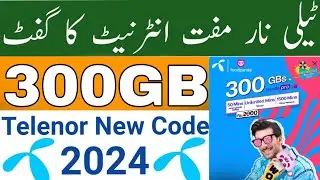 Telenor Free 300GB Internet New Code 2024|Telenor Free Internet|Telenor Gift Internet 2024