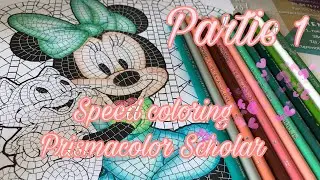 Speed coloring Prismacolor Scholar Partie 1