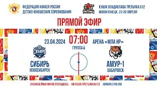 Кубок Третьяка U12. Сибирь – Амур-1 | 23.04.2024, 07:00 МСК