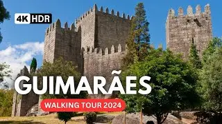 Guimarães 🇵🇹 Beautiful Medieval City In Portugal 🏰 Walking Tour 4K HDR