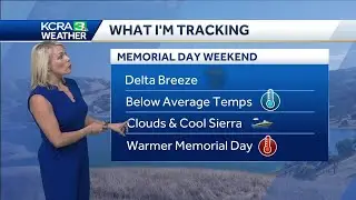 Northern California forecast calls for a cool and warm Memorial Day weekend