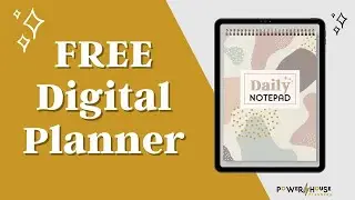 Get a FREE Digital Planner today! Download a digital planner for iPad for free