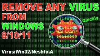 How to remove Win32 Neshta A Virus Form Windows -  Remove ANY Virus from Windows 10/11 (Quickly)