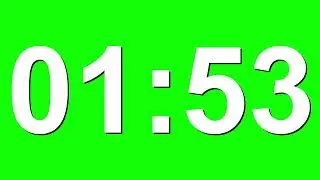 2 Minute Countdown Timer Animation on Green Screen - No Copyright,  Stock Video Animations