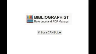 Bibliographist Reference and PDF Manager