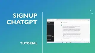 How to Sign up for Chatgpt